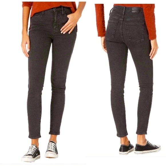 Madewell 10” High-Rise Skinny Jeans Stretchy in Starkey Wash , size 29 Tall - Picture 1 of 10